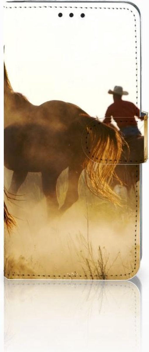 Huawei P30 Pro Telefoonhoesje met Pasjes Design Cowboy