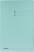 100x Esselte dossiermap blauw, folio