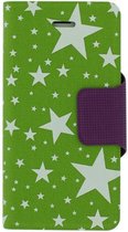 Mjoy Funline Stars Iphone 5/5s Groen/wit