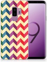Geschikt voor Samsung Galaxy S9 Plus Uniek TPU Hoesje Zigzag Color