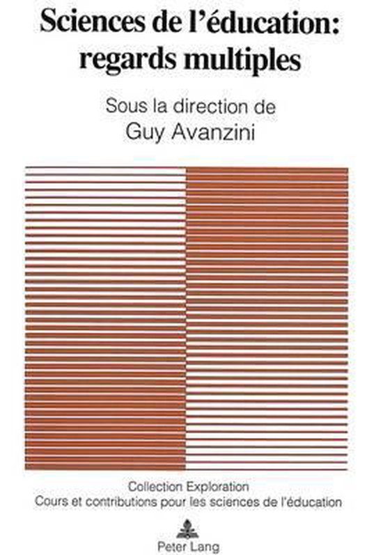 Sciences de L'Education: Regards Multiples - cover