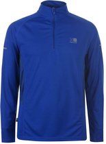 Karrimor Hardloop shirt lange mouw ¼ Zip - Runningshirt - Heren - Cobalt blauw - S