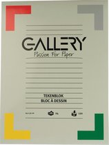 22x Gallery tekenblok, houtvrij papier, 120 g/mÂ², 24x32cm, blok van 24 vel