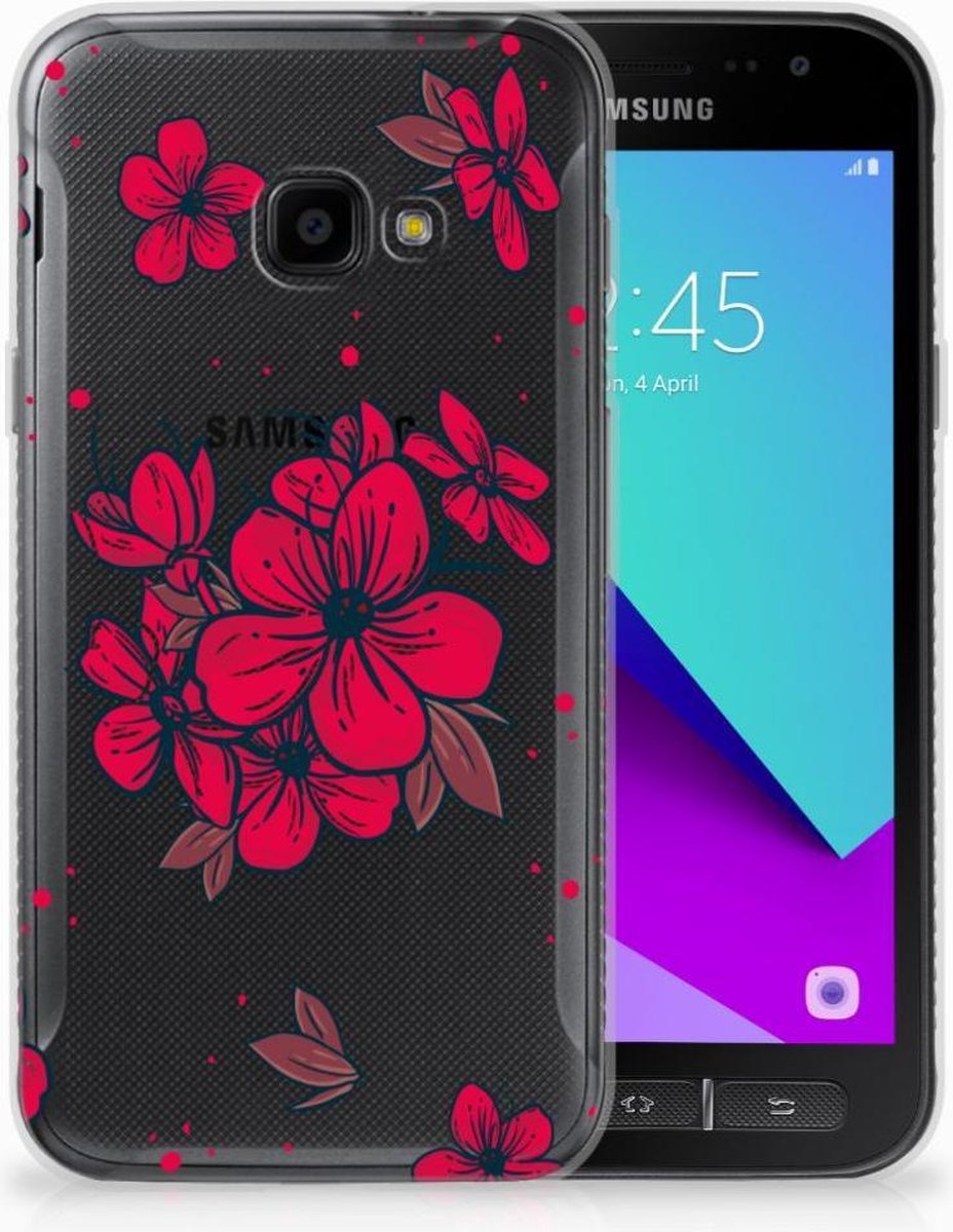 Back Cover voor Samsung Galaxy Xcover 4 | Xcover 4s TPU Case Blossom Red