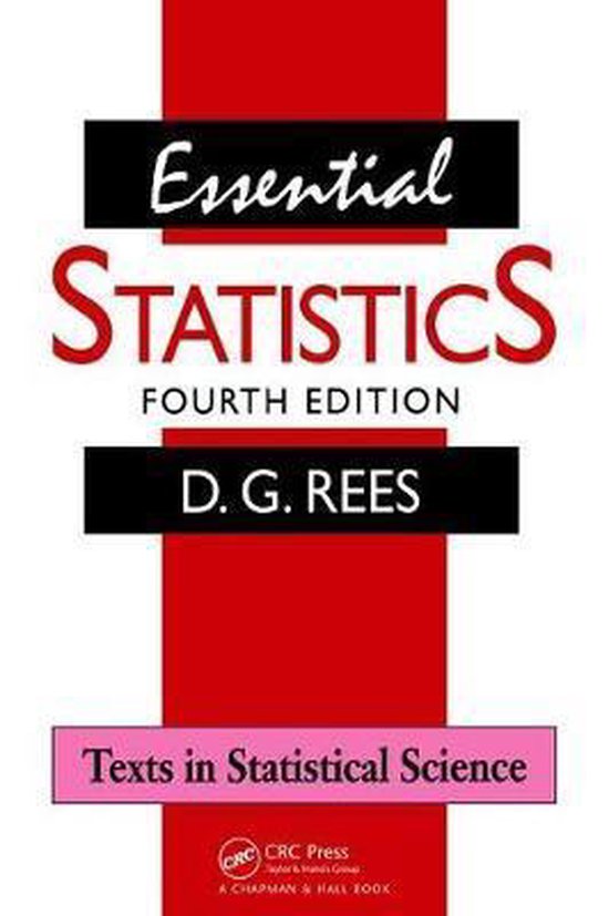 Essential Statistics | 9781138469709 | D.G. Rees | Boeken | bol.com