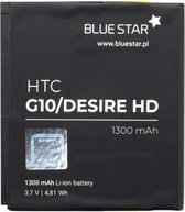 BlueStar batterij HTC G10 Desire HD 1300 Li-Ion
