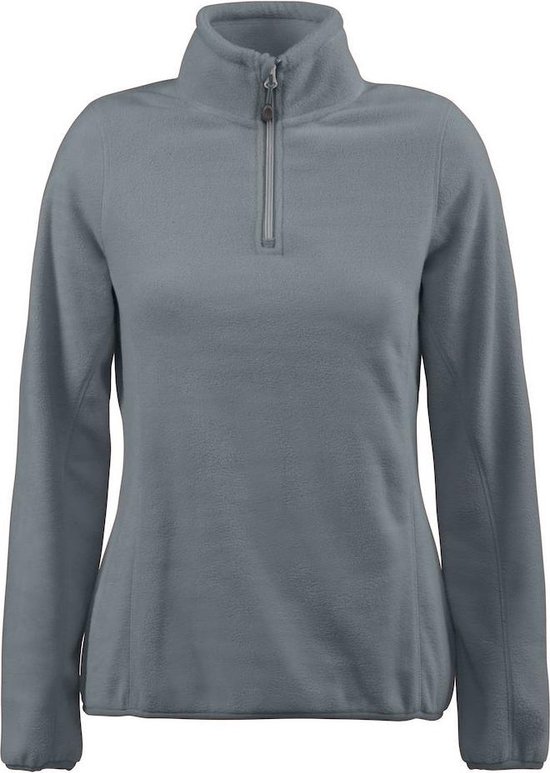 Printer RED FLEECE HALFZIP FRONTFLIP LADY 2261505 - metaalgrijs - XS