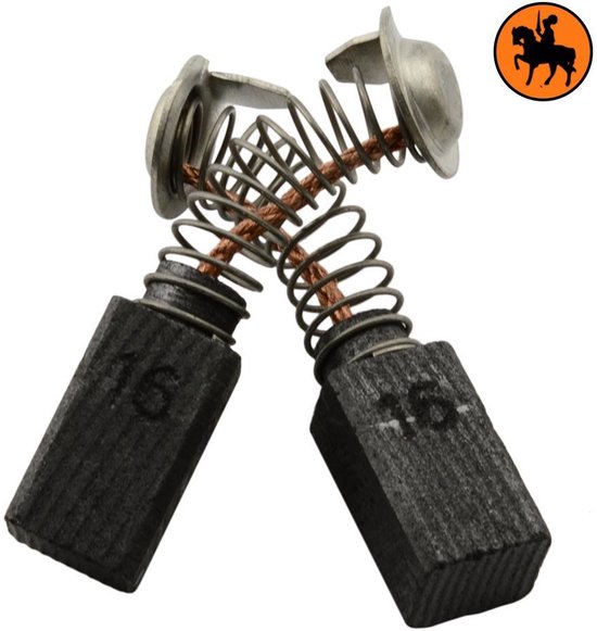 Jeu de balais de charbon pour défonceuse / scie Hitachi GP 2SA - 6.5x7.5x13mm