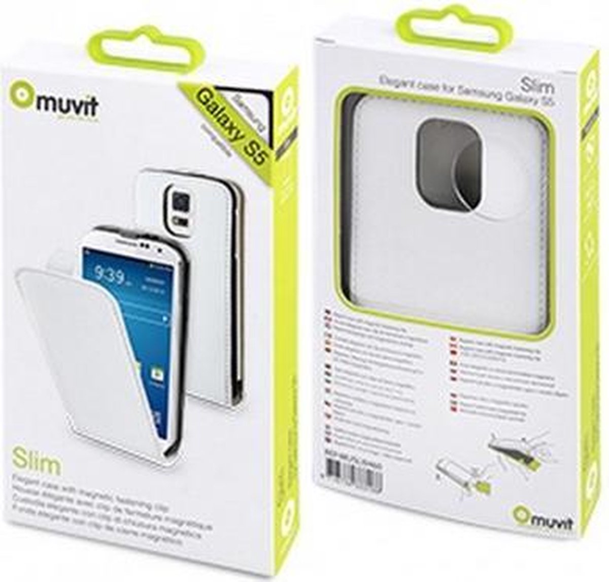 muvit Samsung Galaxy S5 Slim Case White