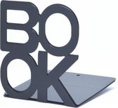 Boekensteun - 1x - Book - Zwart Metaal - LeuksteWinkeltje