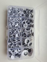 Wiebeloogjes Wiebelogen Ogen Box Hobbymaterialen Scrapbooking 700 stuks 2 stuks