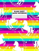 Blank Sheet Music Notebook