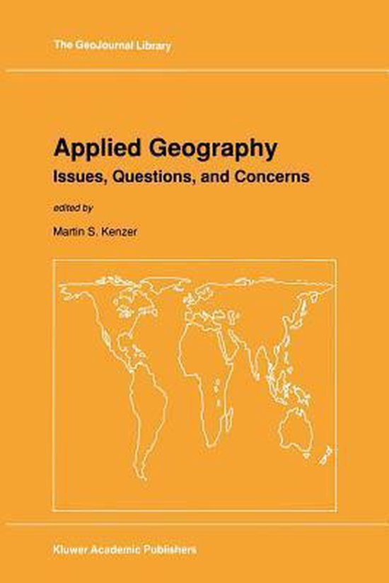 GeoJournal Library Applied Geography Issues, Questions, and Concerns