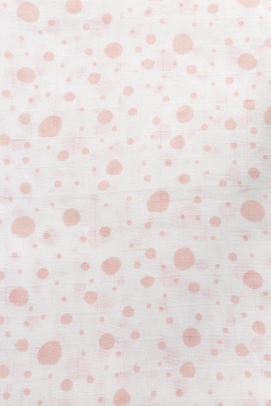 Meyco Swaddle XL Dots roze 140x200 cm