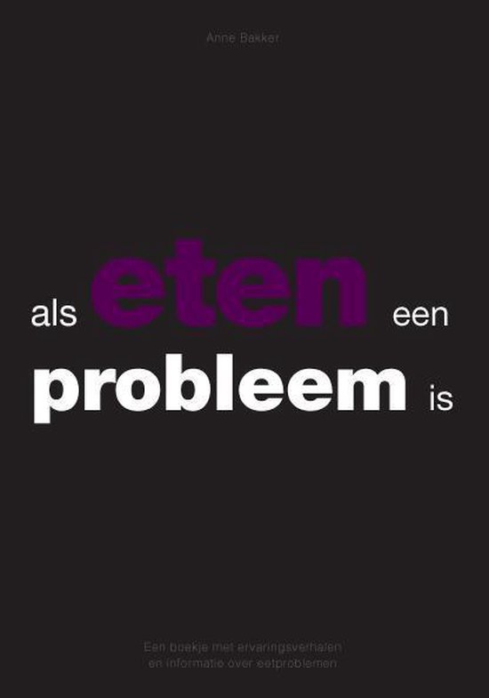 Cover van het boek 'Als eten een probleem is'