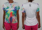Bones Sportswear Dames T-shirt Rainbow maat L