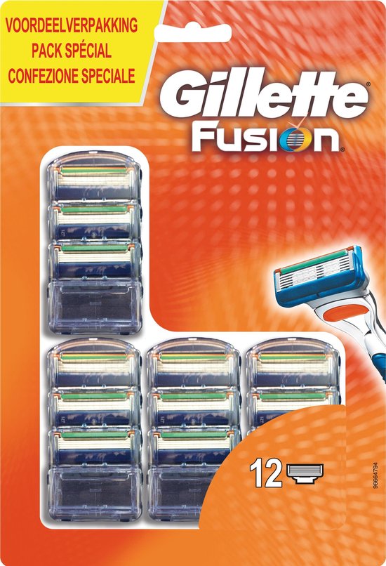 lobby bolvormig Ik wil niet Gillette Fusion Manual-12 cnt-scheermesjes | bol.com