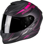 Scorpion Integraalhelm EXO-1400 Air Cup Matt Black/Chameleon/Pink-M