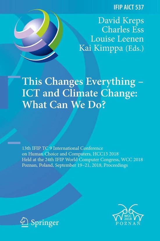 Springer Nature Proceedings Computer Science - This Changes  ... - cover