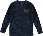 Indian blue stevige blauwe longsleeve Maat - 176