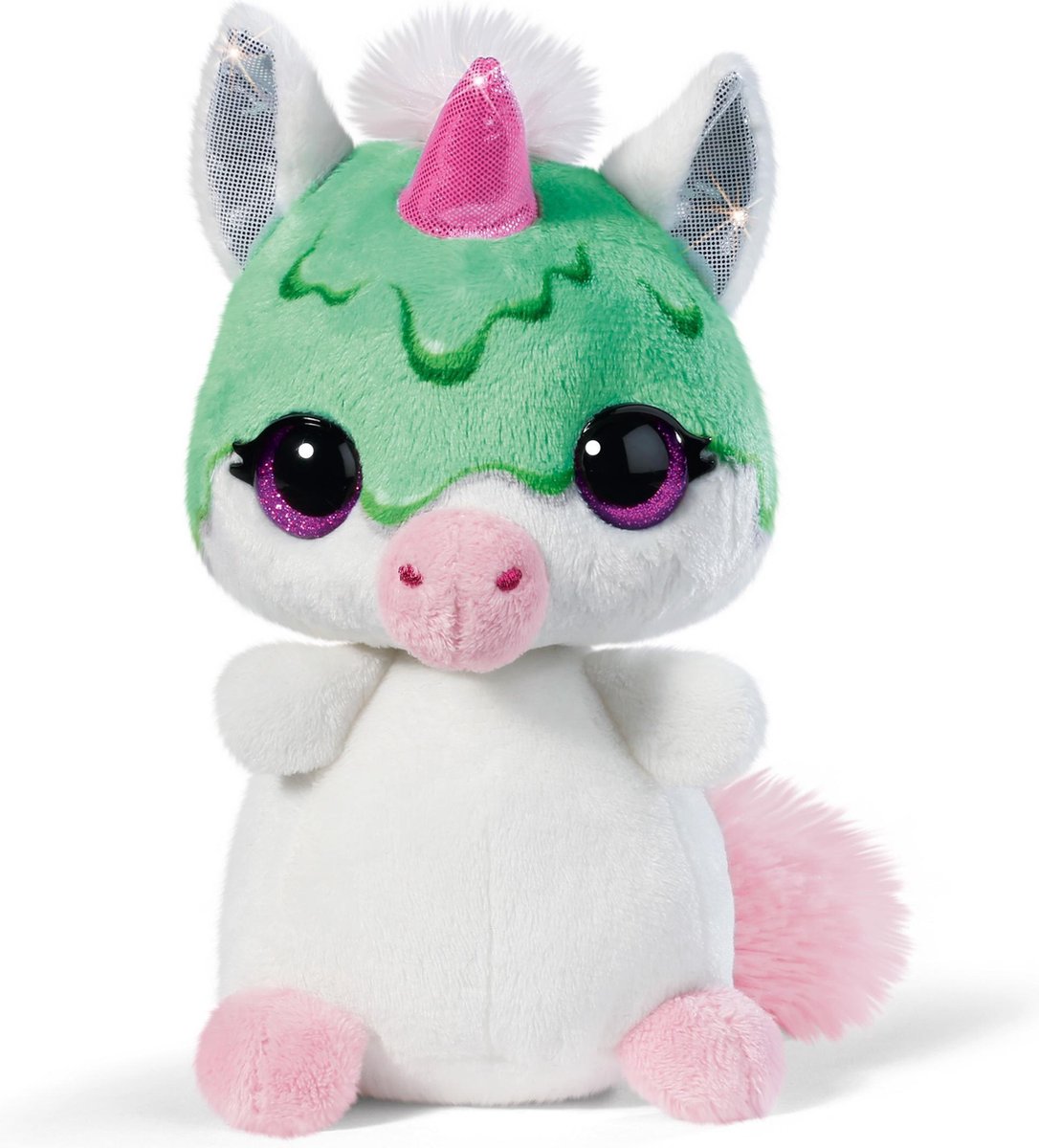 Nicidoos knuffel unicorn Guzz sirup 16cm