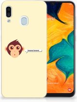 Geschikt voor Samsung Galaxy A20 | A30 Uniek TPU Hoesje Monkey