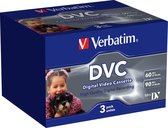 Verbatim - 3PK Mini DVC Blister 60 Min. - Video Cassette
