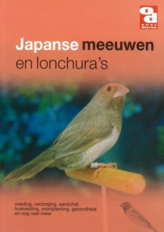 Cover van het boek 'Japanse meeuwen en lonchura's' van Fred Panjer