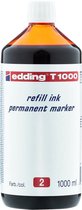 Edding navulinkt voor permanent markers – 1000ml - Rood