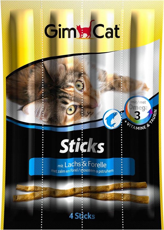 Gimborn GimCat Sticks - Zalm & Forel - 4 St