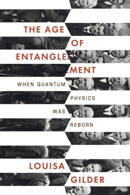 Couverture du livre 'The Age of Entanglement', avec texte et portraits d'hommes.