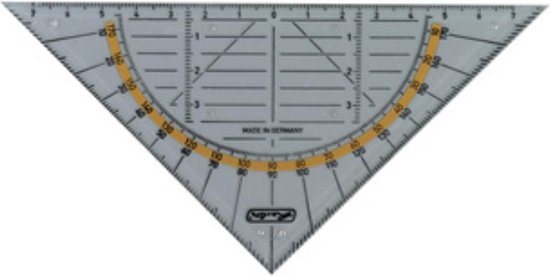 Foto: Herlitz geometriedreieck klein met grip kunsstof