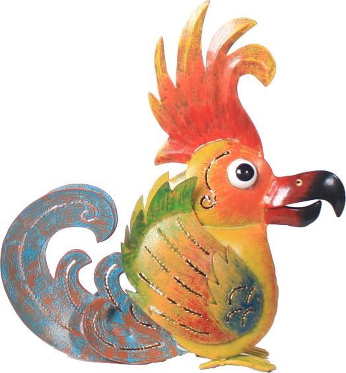 Wanddecoratie Funky Vogel Gekrulde Staart