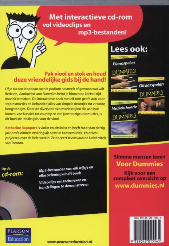 Vioolspelen Voor Dummies Met Cdrom