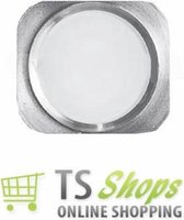 Home Button Silver White Wit voor Apple iPhone 5s