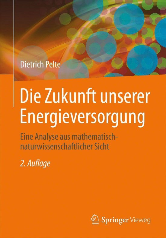Die Zukunft unserer Energieversorgung - cover