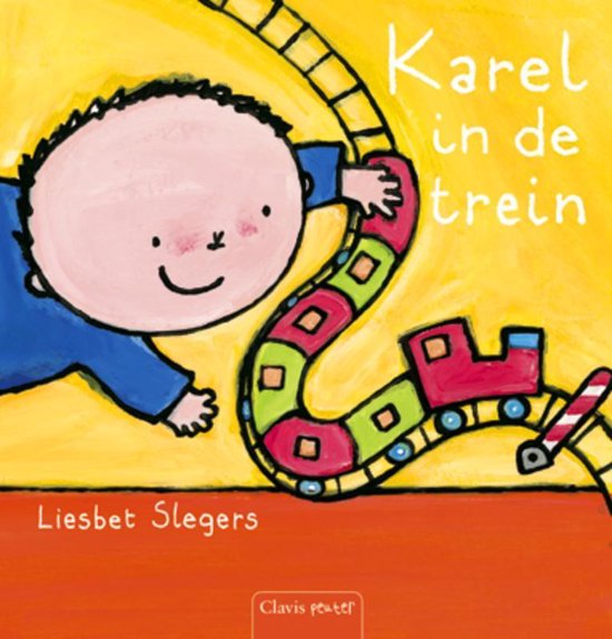 Cover van het boek 'Karel met de trein'