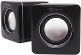 SBOX SP-02 Draadloze stereoluidspreker 6W Zwart draagbare luidspreker