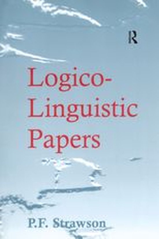 Logico-Linguistic Papers - cover