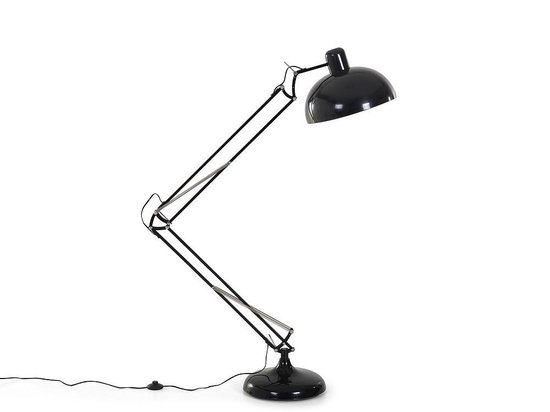 bol.com | Vloerlamp zwart, mega bureaulamp, leeslamp, PARANA