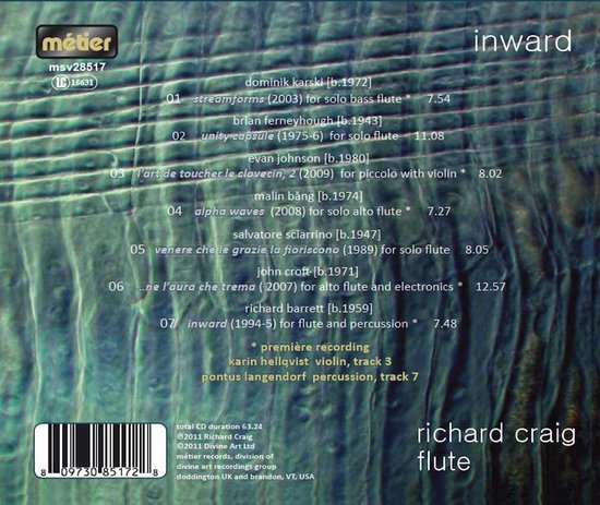 Craig Inward Craig - Inward (CD), Craig | Muziek | bol