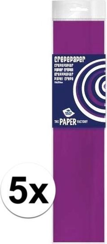 Papier crépon plat aubergine violet 250 x 50 cm - Fabrication avec papier - Fournitures de bricolage