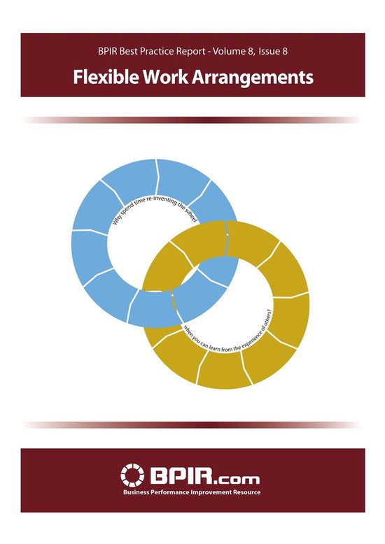 Best Practice Report: Flexible Work Arrangements - cover