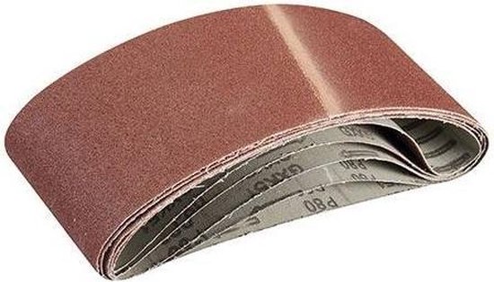 Bandes abrasives Silverline 100 x 610 mm, 5 pièces grain 120
