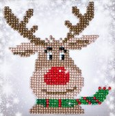 Christmas Reindeer Picture Diamond Dotz 13x13 cm