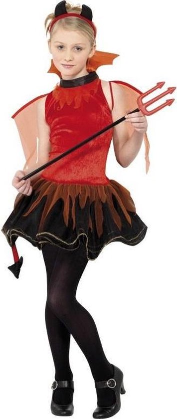 Verkleedkostuum voor tieners duivel Halloween kleding - Verkleedkleding -  152/164 | bol.com