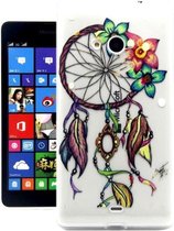 Microsoft Lumia 535 - hoes, cover, case - TPU - Transparant - Dromenvanger