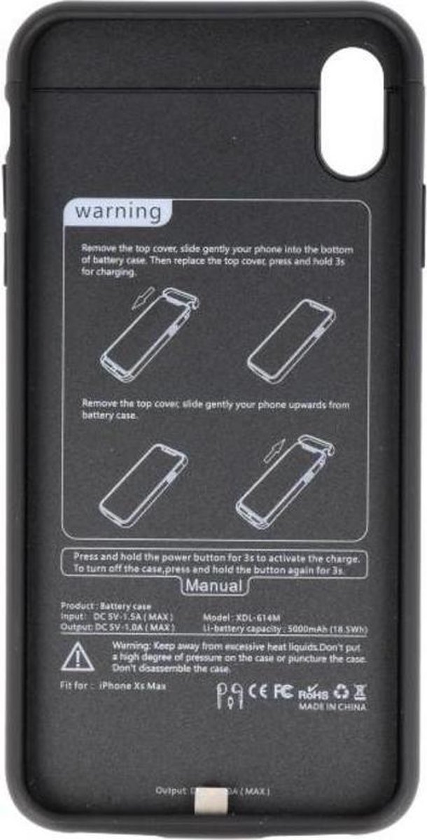 Iphone xs max battery case deals