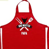 Vaderdag kookschort | rood, BBQ master papa