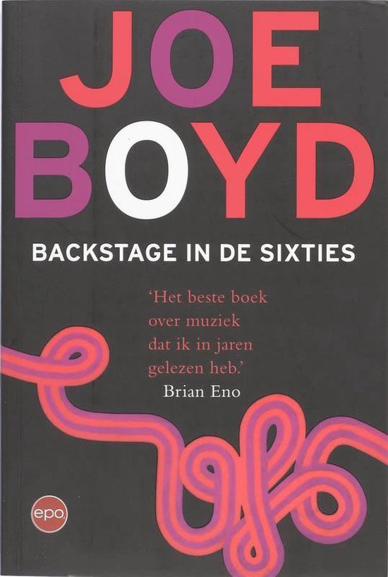 Cover van het boek 'Backstage in de sixties' van J. Boyd